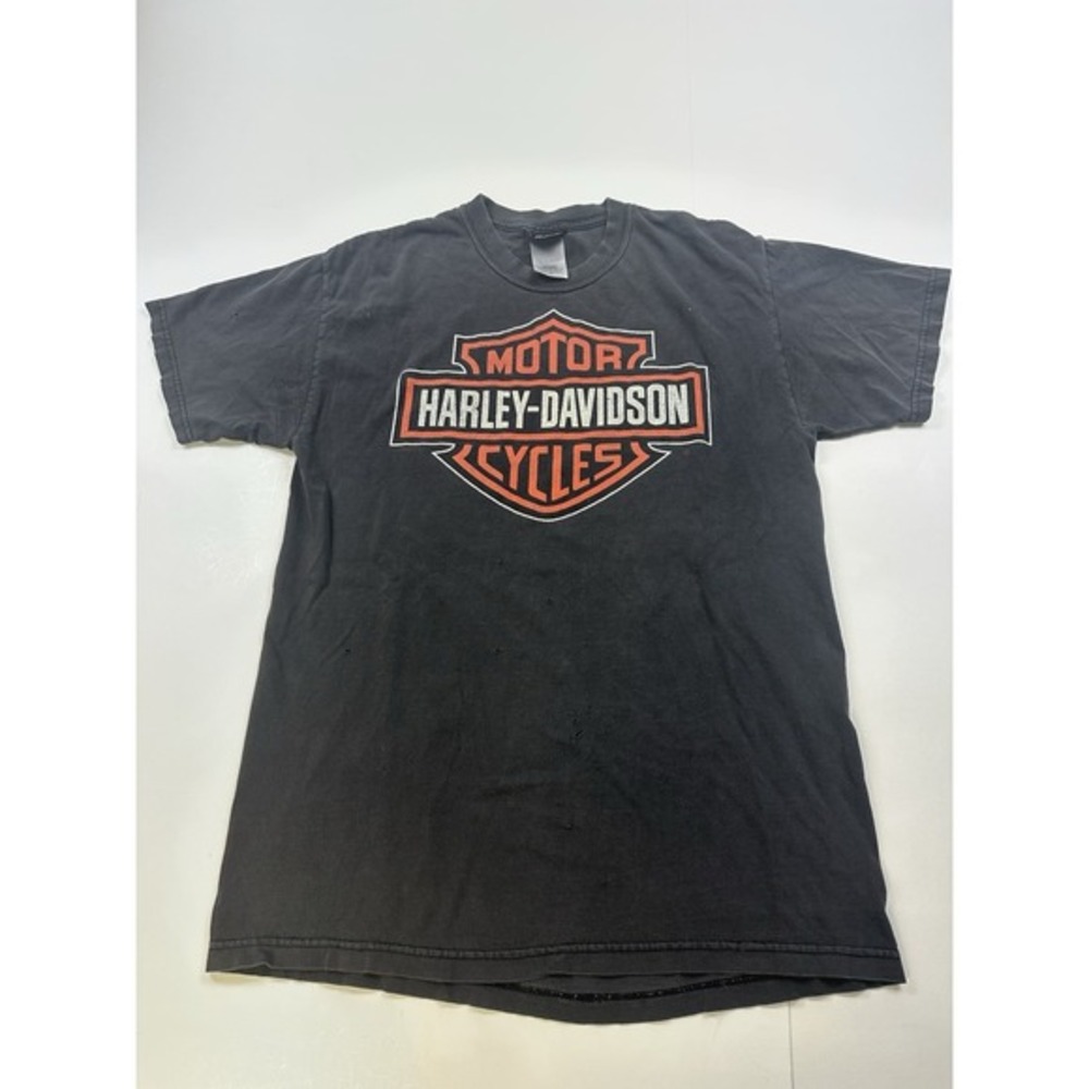 Vtg Harley Davidson T-Shirt Mens Medium Nashville Tennessee‎ USA Y2K Distressed